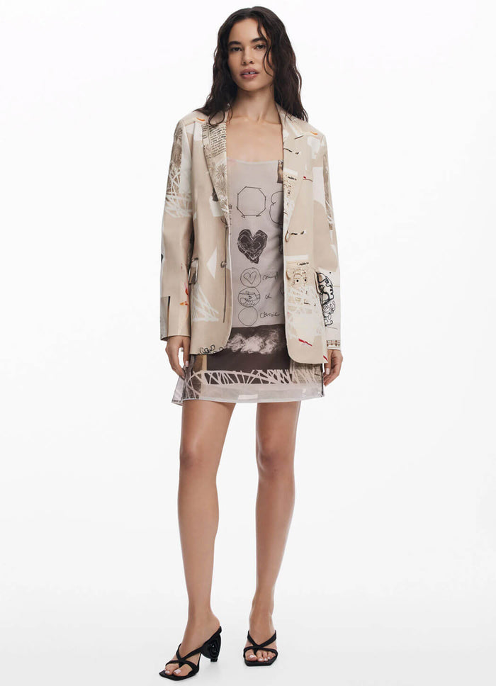 Desigual by M. Christian LaCroix Print Jacket