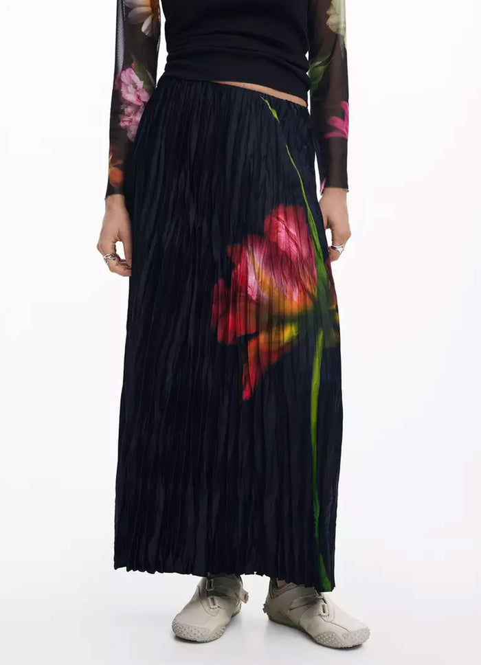 Desigual Floral Texture Skirt