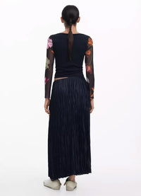 Desigual Floral Texture Skirt
