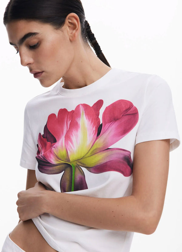 Desigual Flower Tee Shirt