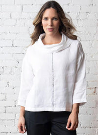 Olivia Seasonless Linen Stay Centered Cowl
