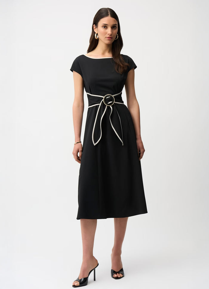 Joseph Ribkoff Fit & Flare Dolman Sleeve Dress