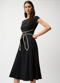 Joseph Ribkoff Fit & Flare Dolman Sleeve Dress