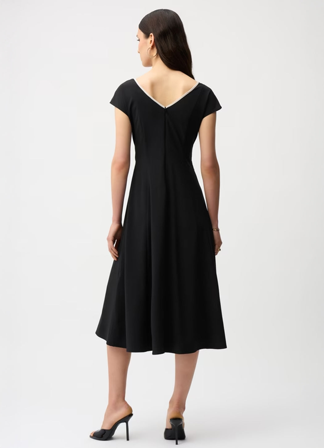 Joseph Ribkoff Fit & Flare Dolman Sleeve Dress