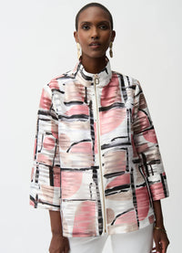 Joseph Ribkoff Organza Abstract Jacket