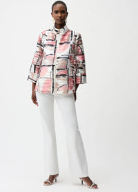 Joseph Ribkoff Organza Abstract Jacket