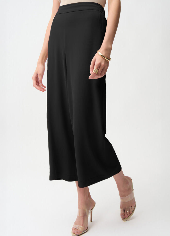 Joseph Ribkoff Wide-Leg Trouser Crop