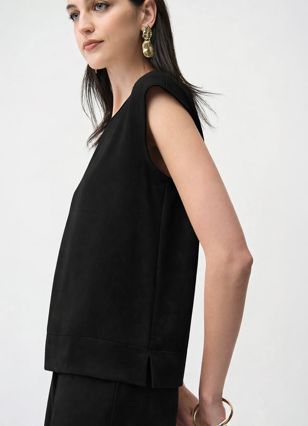 Joseph Ribkoff Cap Sleeve Boxy Top