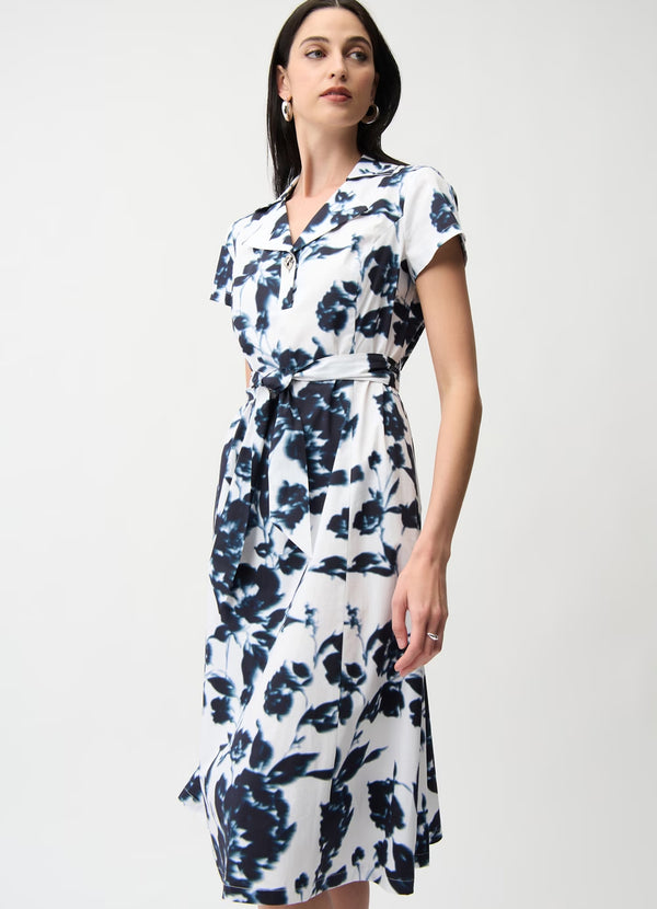 Joseph Ribkoff Fit and Flare Shirt Dress