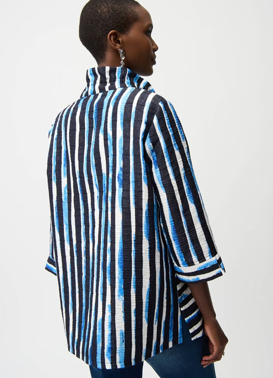 Joseph Ribkoff Wire Collared 3/4 Sleeve Jacket