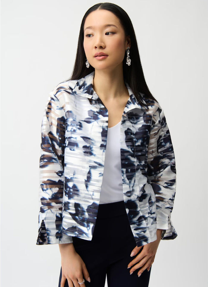 Joseph Ribkoff Floral Sheer Jacket