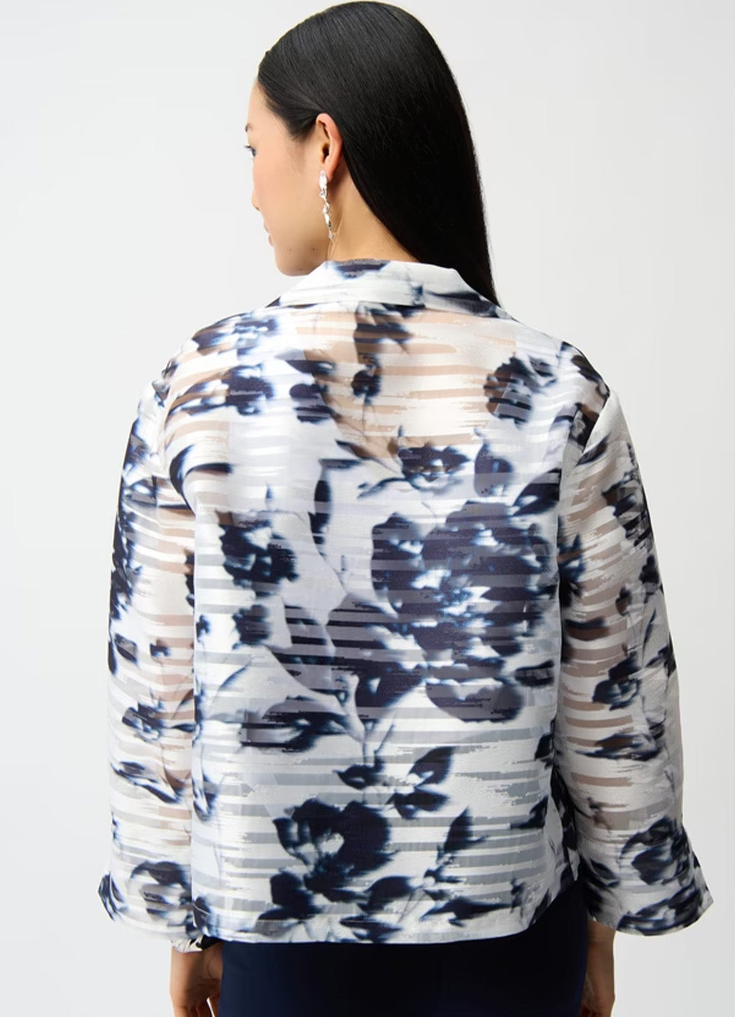 Joseph Ribkoff Floral Sheer Jacket – Details Direct