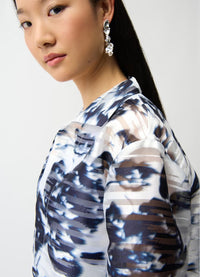 Joseph Ribkoff Floral Sheer Jacket