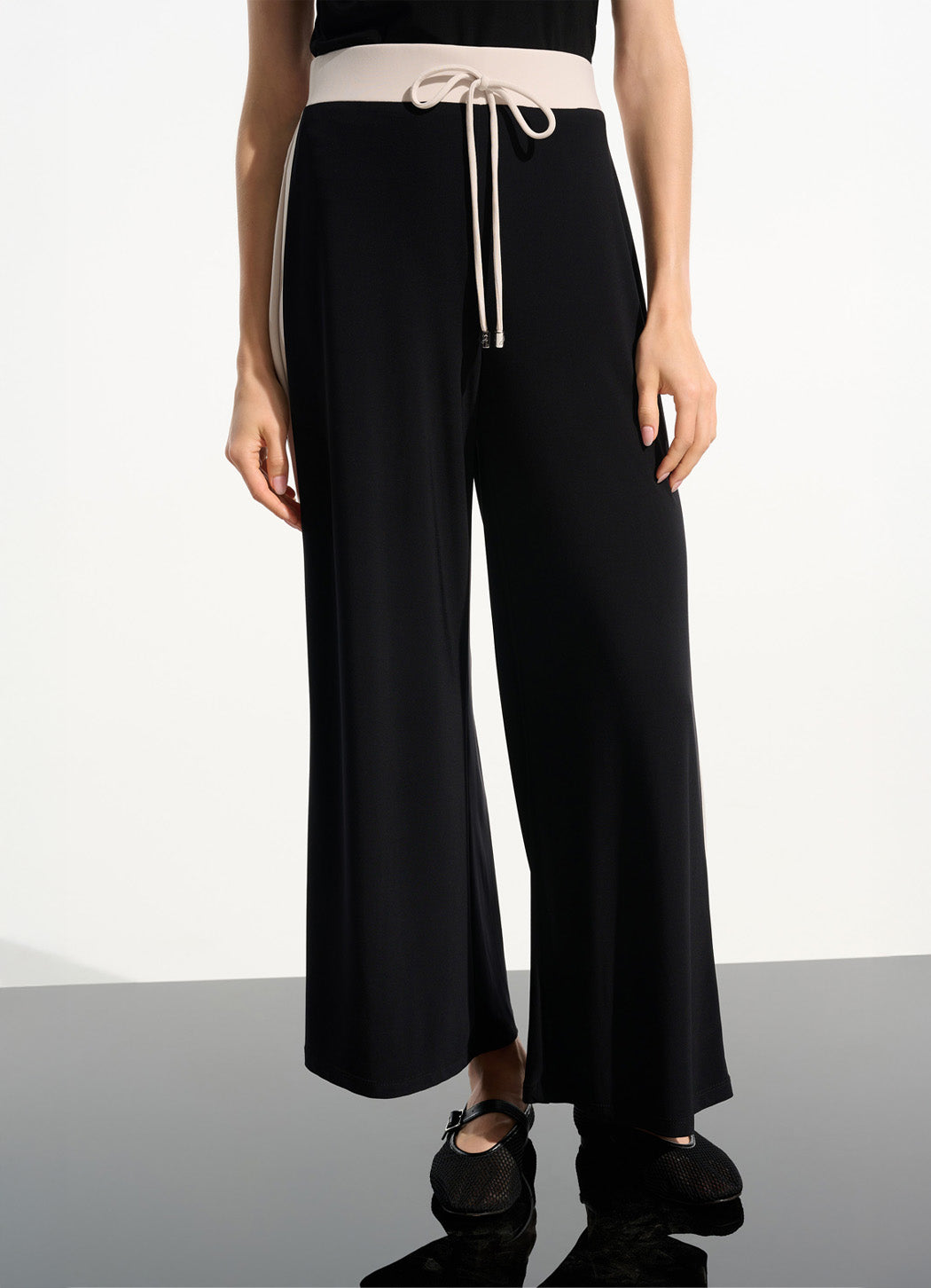 Joseph Ribkoff High-Waisted Wide-Leg Trousers