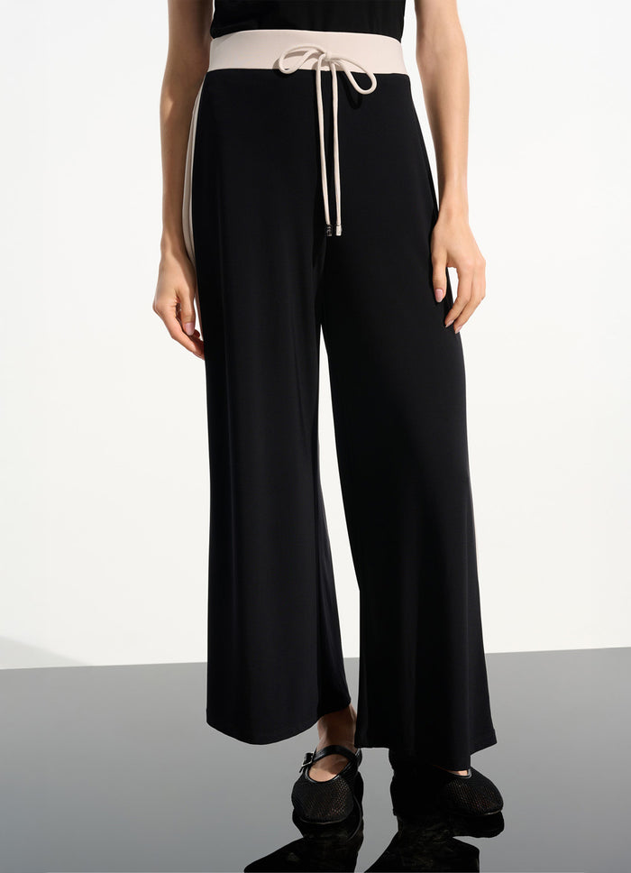Joseph Ribkoff High-Waisted Wide-Leg Trousers