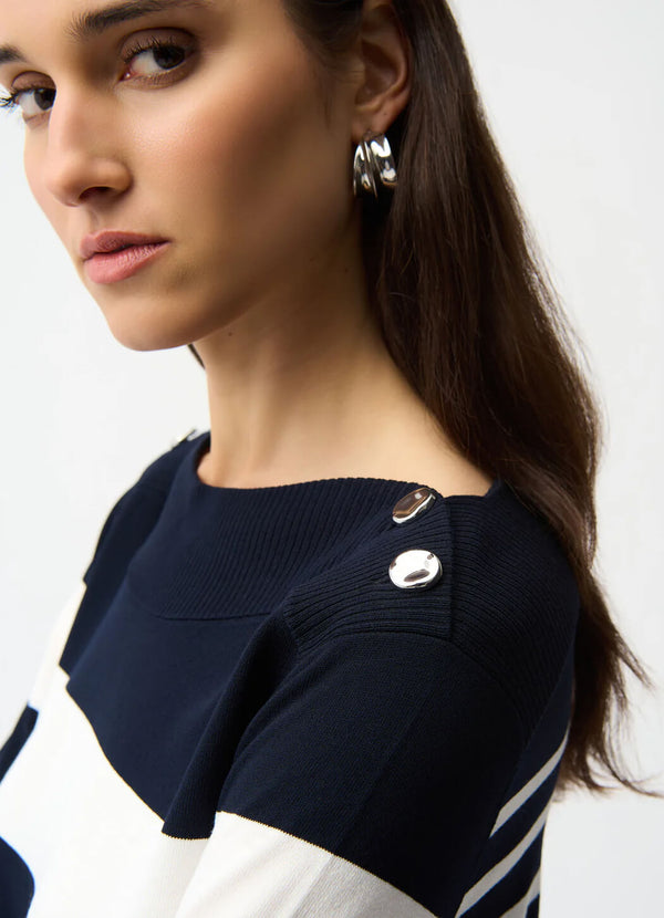 Joseph Ribkoff Boat Neck Sweater