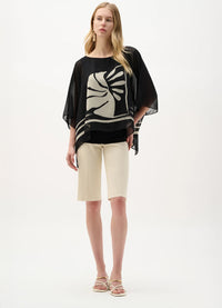 Joseph Ribkoff Chiffon Poncho Top