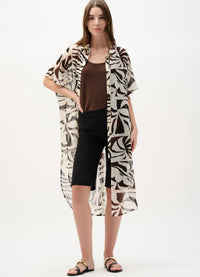 Joseph Ribkoff Chiffon Tropical Shirt