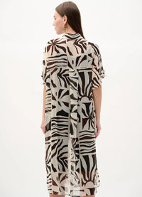 Joseph Ribkoff Chiffon Tropical Shirt