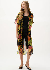 Joseph Ribkoff Chiffon Floral Shirt