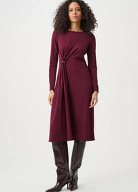 Joseph Ribkoff Draped Front Sheath Dress