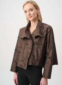 Joseph Ribkoff Jaquard Asymmetrical Jacket