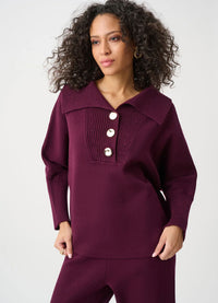 Joseph Ribkoff Shawl-Neck Sweater