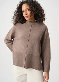 Joseph Ribkoff Wool Boxy Crewneck Sweater
