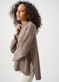Joseph Ribkoff Wool Boxy Crewneck Sweater
