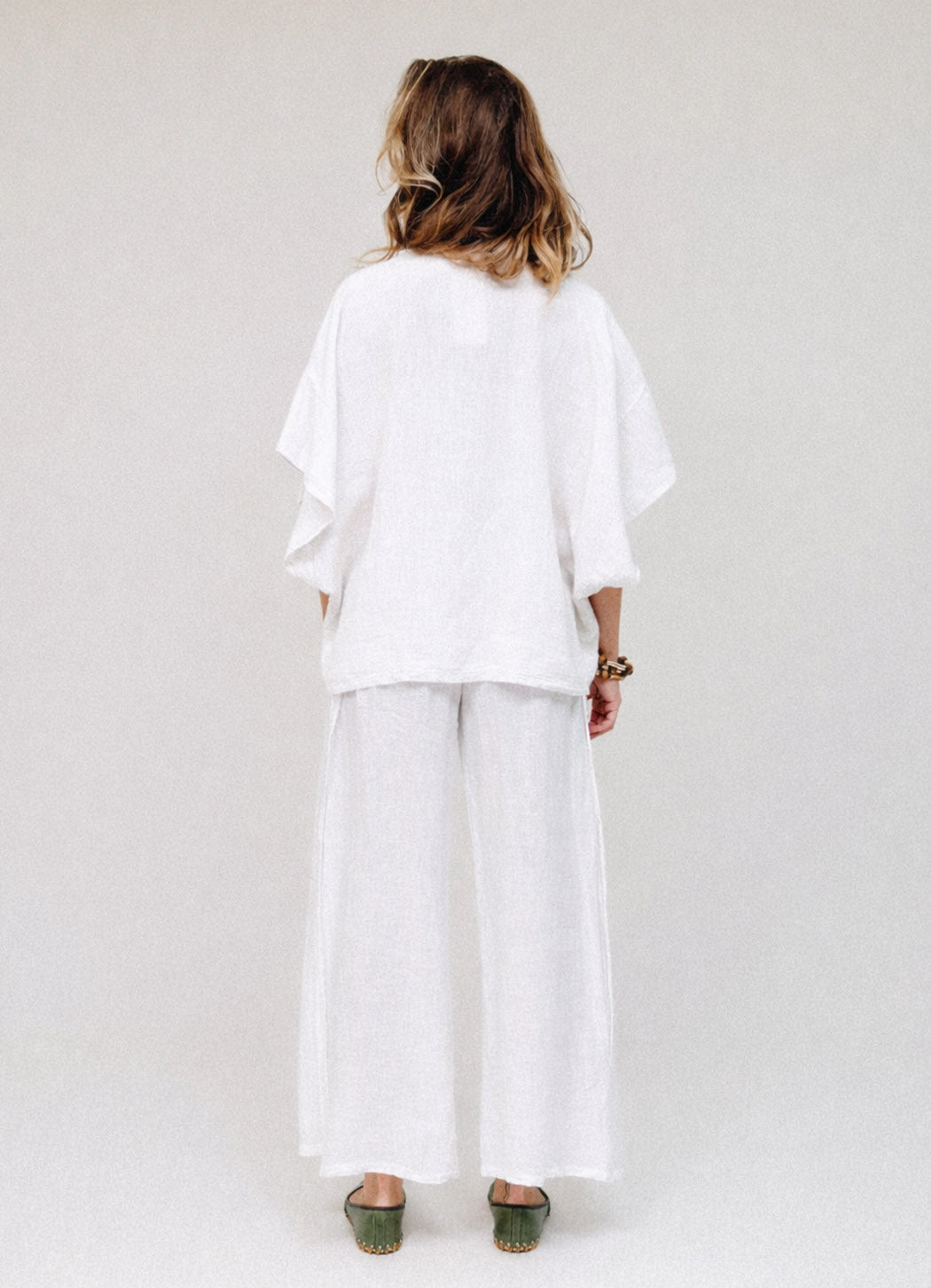 SAGA Button Collar Top