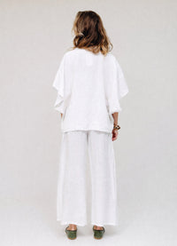 SAGA Button Collar Top