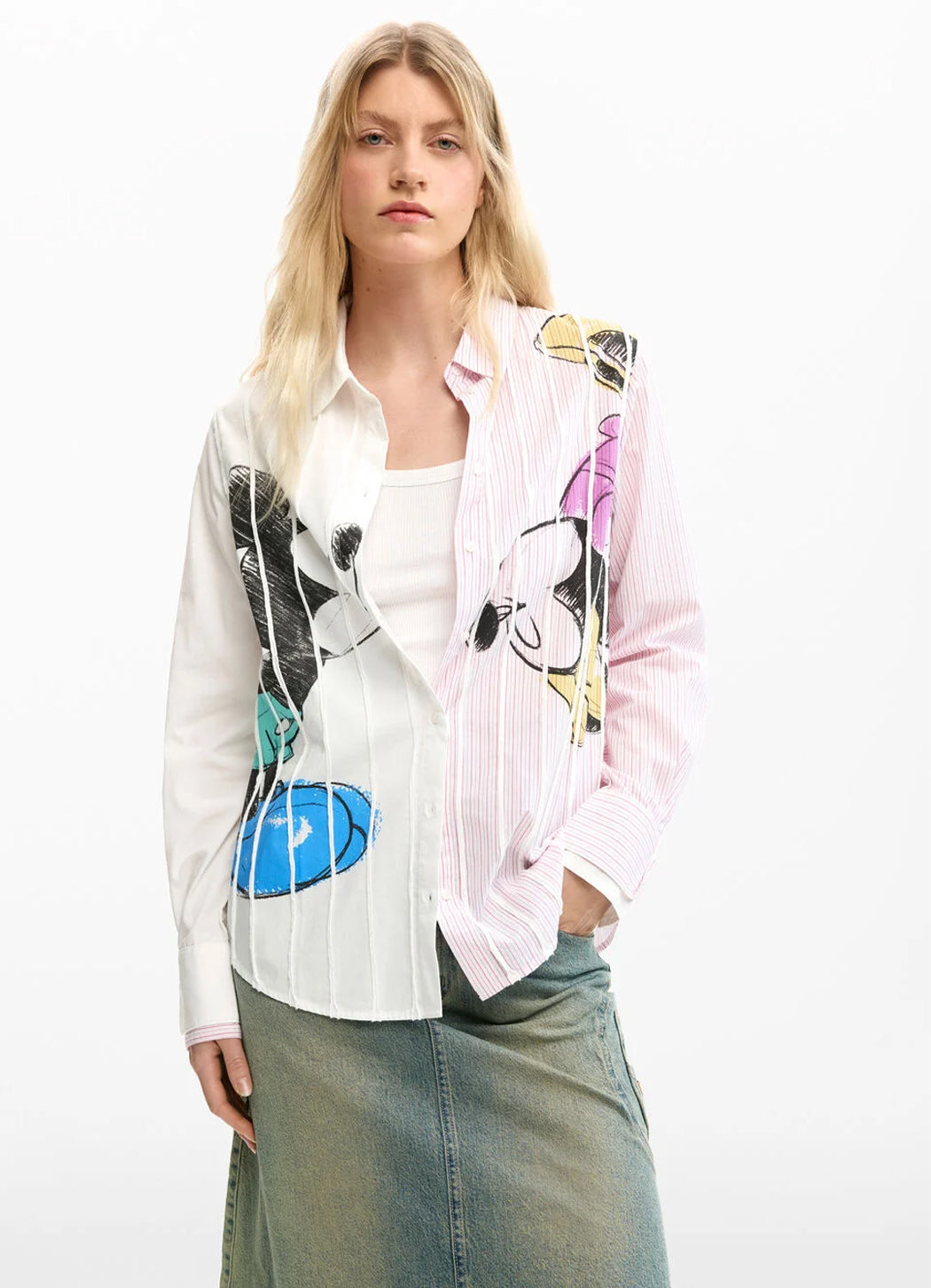Desigual X Mickey & Minnie Mouse Shirt