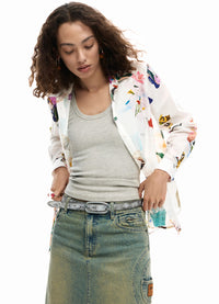 Desigual Flower Collage Shirt