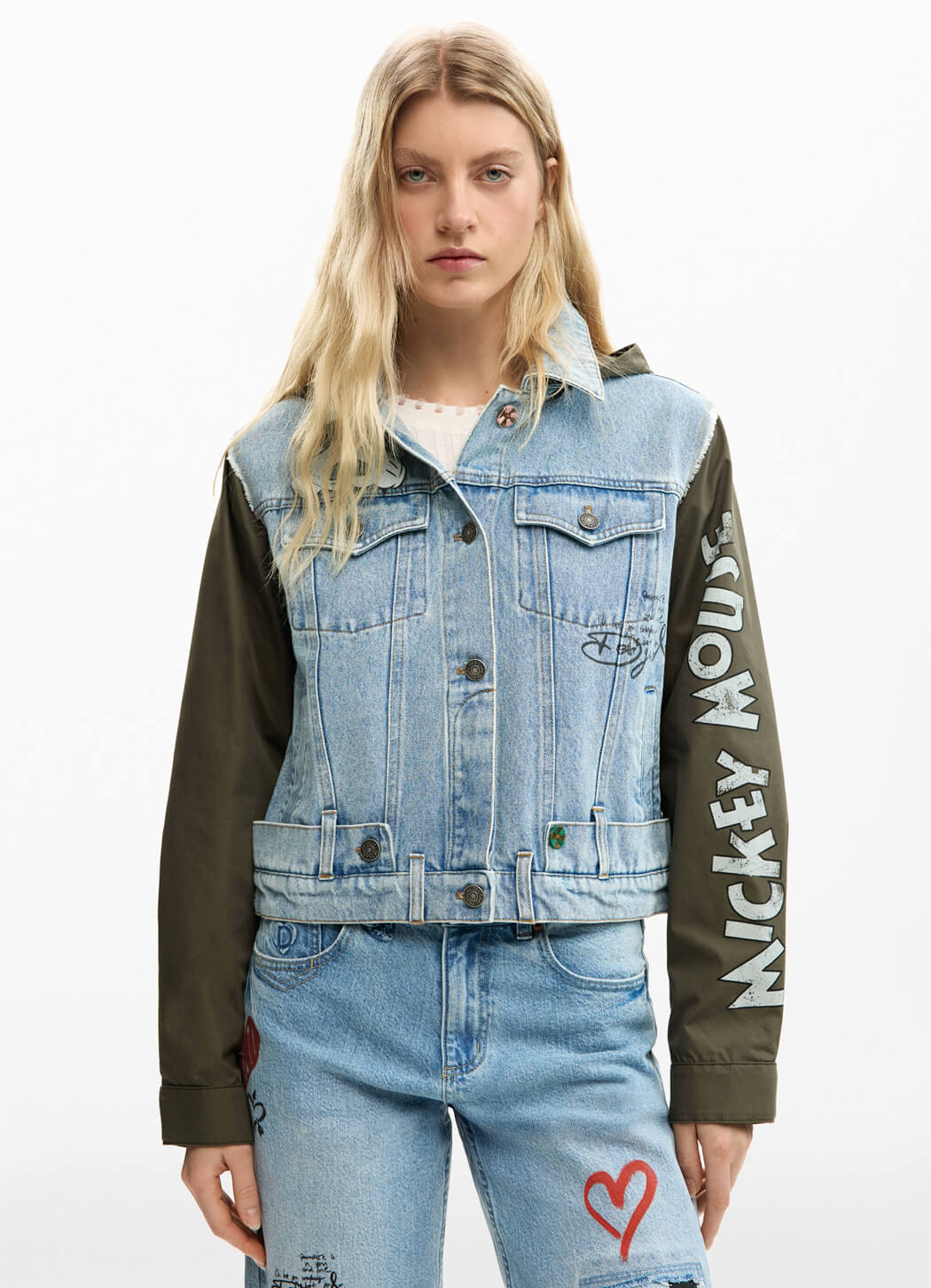 Desigual X Mickey Mouse Hooded Jacket