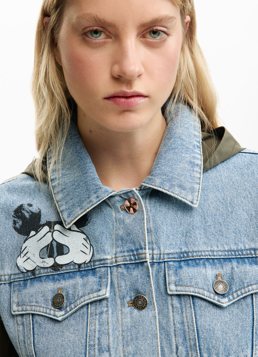 Desigual X Mickey Mouse Hooded Jacket