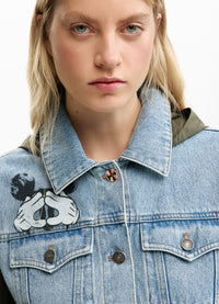 Desigual X Mickey Mouse Hooded Jacket