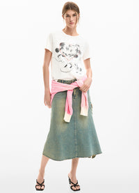 Desigual X Mickey & Minnie Mouse Heart Tee