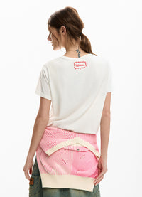 Desigual X Mickey & Minnie Mouse Heart Tee