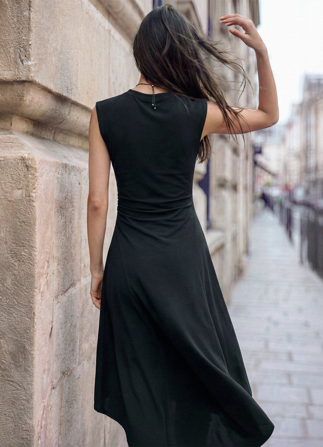 Desigual Asymmetric Floral Sleeveless Dress