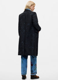 Desigual Straight Jacquard Coat