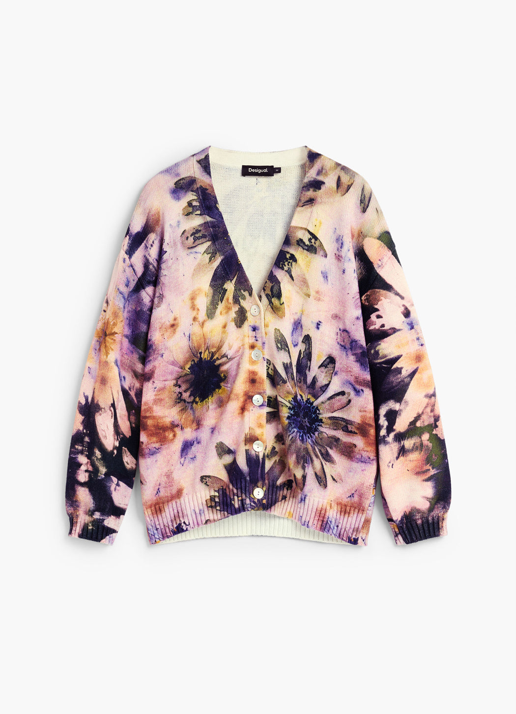 Desigual Floral Print Cardigan