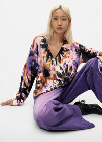 Desigual Floral Print Cardigan
