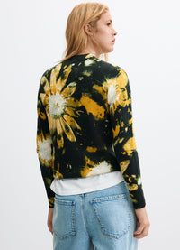 Desigual Floral Print Sweater