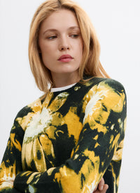 Desigual Floral Print Sweater