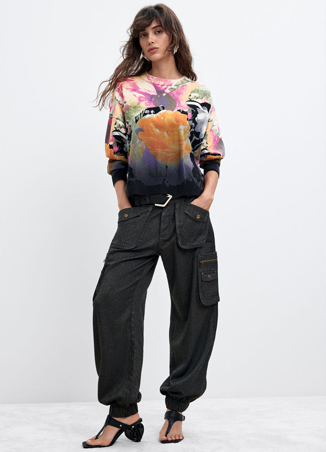 Desigual Lacroix Printed Sweater