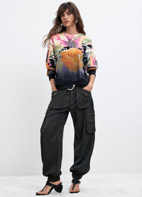 Desigual Lacroix Printed Sweater