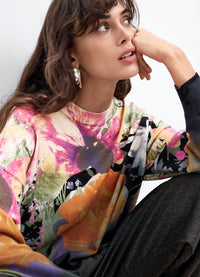 Desigual Lacroix Printed Sweater