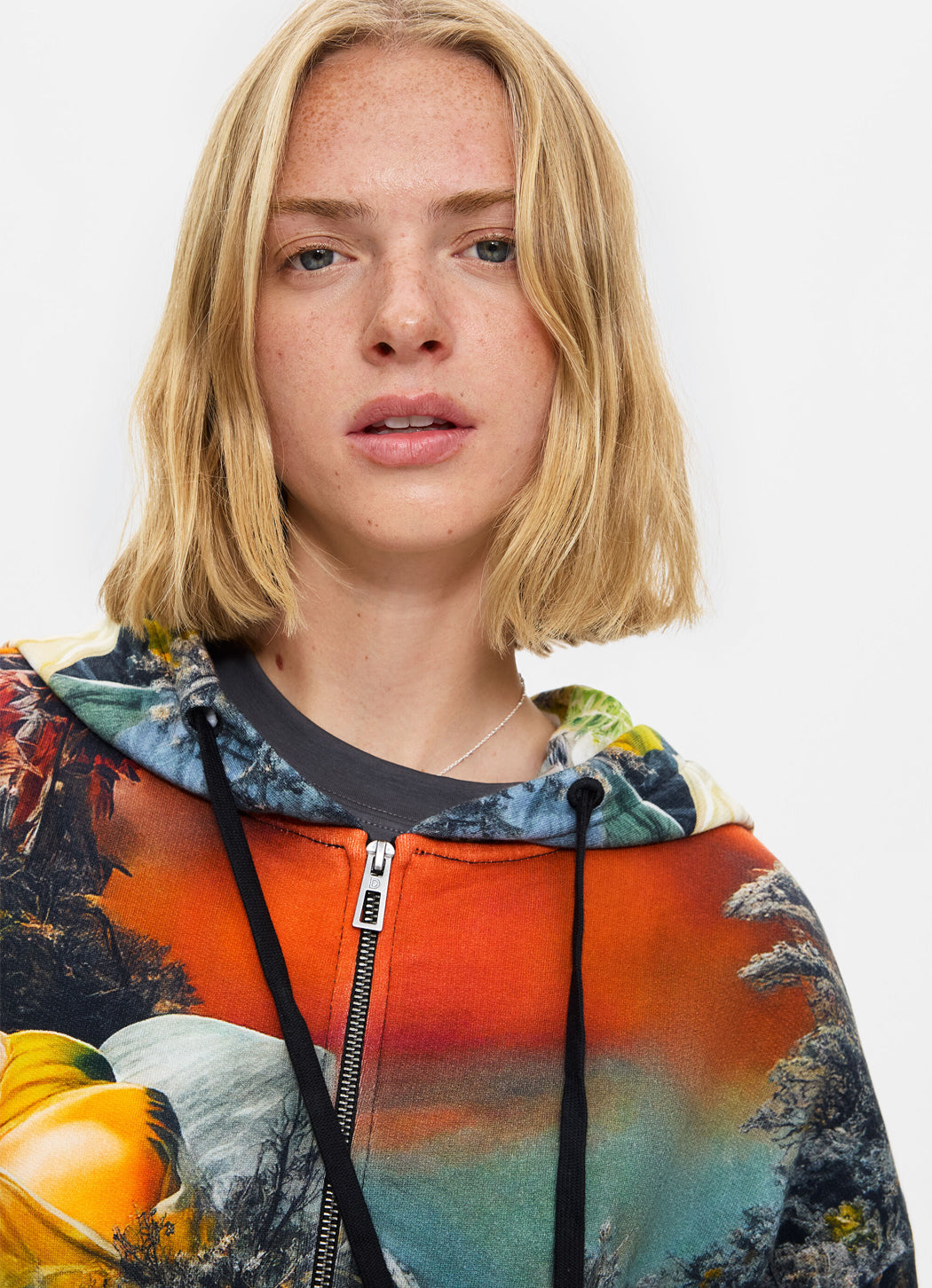 Desigual Printed Cotton Sweatshirt
