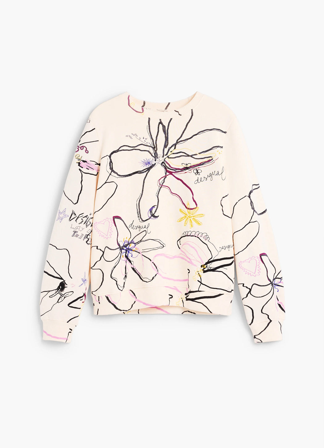 Desigual Floral Print Sweatshirt