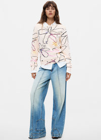Desigual Floral Print Sweatshirt